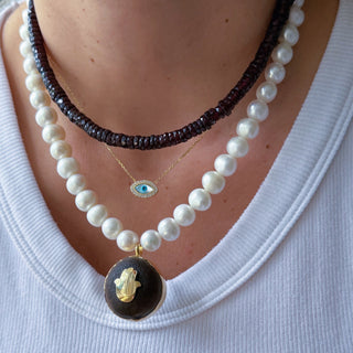 Strength & Grounded Confidence Garnet Beaded Necklace - Georgina Nicol