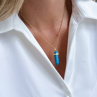 Strength & Serenity with Turquoise Necklace - Georgina Nicol