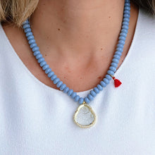 Load image into Gallery viewer, Symbol of Clarity &amp; Prosperity - Clear Buddha Bead Necklace - Georgina Nicol
