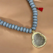 Load image into Gallery viewer, Symbol of Clarity &amp; Prosperity - Clear Buddha Bead Necklace - Georgina Nicol
