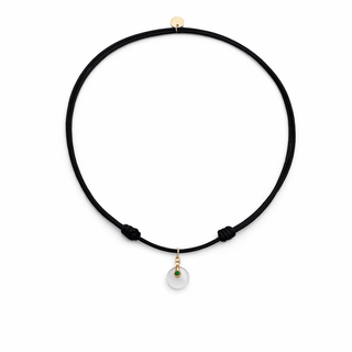 Symbol of Harmony and Protection Jade Donut Necklace - Georgina Nicol
