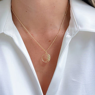 Symbol of Positivity & Renewal Half Sun Necklace - Georgina Nicol