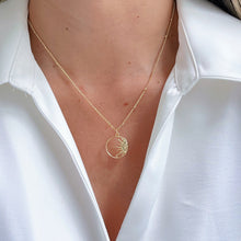 Load image into Gallery viewer, Symbol of Positivity &amp; Renewal Half Sun Necklace - Georgina Nicol
