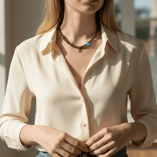 Tiger’s Eye Evil Eye Necklace - Georgina Nicol