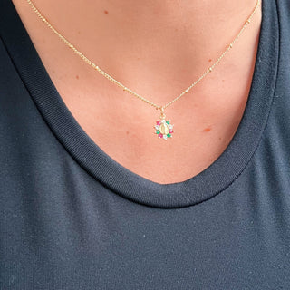 Tiny Cz Virgin Necklace - Georgina Nicol