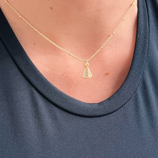 Tiny Cz Virgin Necklace - Georgina Nicol