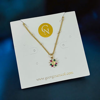 Tiny Cz Virgin Necklace - Georgina Nicol