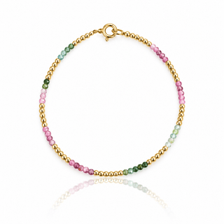 Tourmaline Gold Bead Bracelet - Georgina Nicol