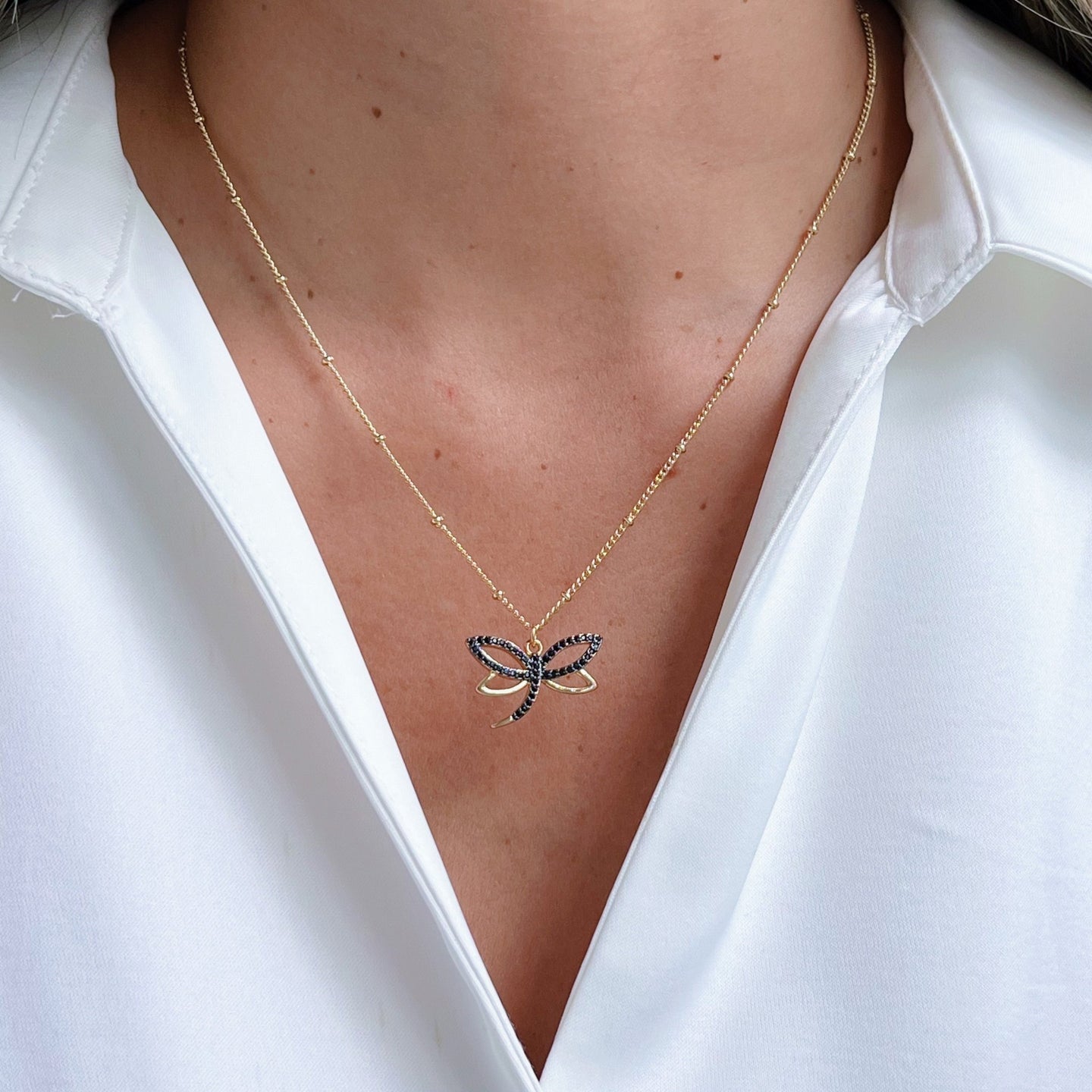 Transformation Wings Dragonfly Necklace - Georgina Nicol