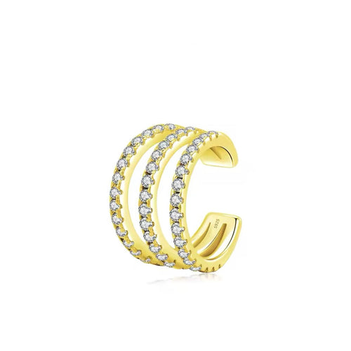 Triple Cz Ear Cuff - Georgina Nicol