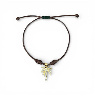 Tropical Energy & Abundance – Palm Tree Charm Bracelet - Georgina Nicol