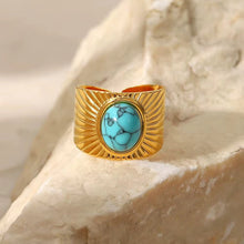 Load image into Gallery viewer, Turquoise Band Ring - Georgina Nicol
