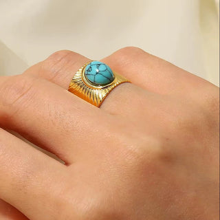 Turquoise Band Ring - Georgina Nicol