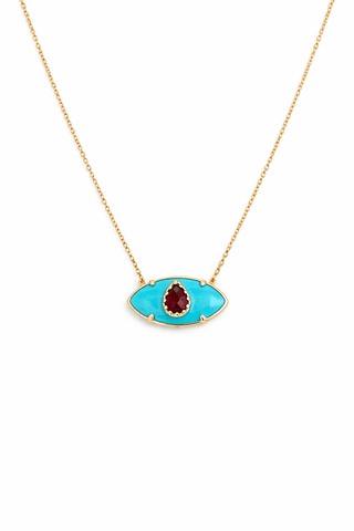 Turquoise Evil Eye Necklace - Georgina Nicol