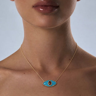 Turquoise Evil Eye Necklace - Georgina Nicol