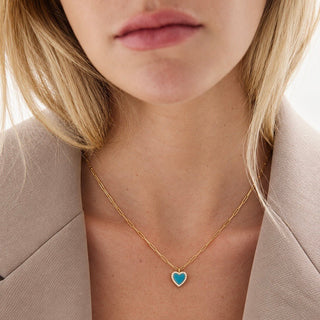Turquoise Heart Necklace - Georgina Nicol