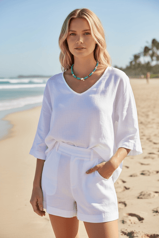 Turquoise Protection Saint Benedict Necklace - Georgina Nicol