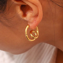 Load image into Gallery viewer, Twisted Hoop Earrings - Georgina Nicol
