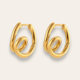 Twisted Hoop Earrings - Georgina Nicol
