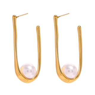 U Pearl Earrings - Georgina Nicol