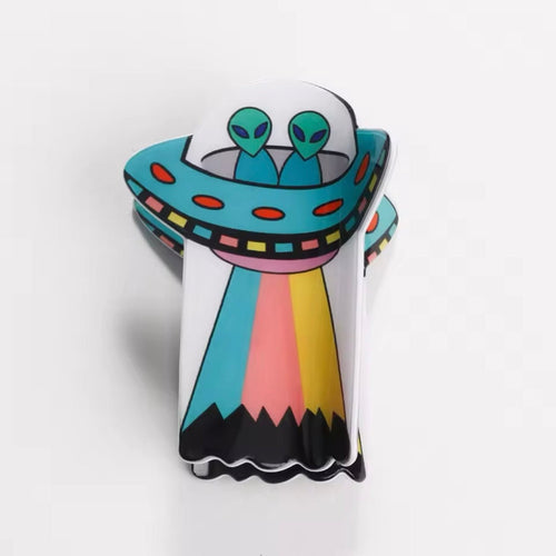 UFO Hair Claw – Fun Alien Hair Accessory - Georgina Nicol
