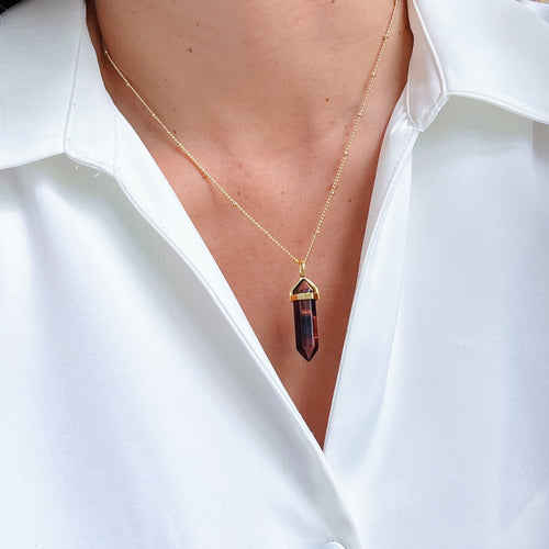 Unleash Your Inner Strength Tiger Eye Necklace - Georgina Nicol