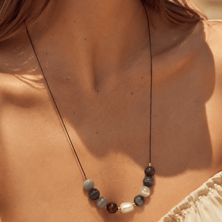 Vesper Multi-Gemstone Beaded Necklace - Georgina Nicol