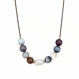 Vesper Multi-Gemstone Beaded Necklace - Georgina Nicol