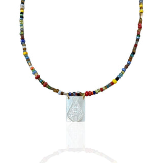 Virgin Del Valle Mother of Pearl Necklace - Georgina Nicol