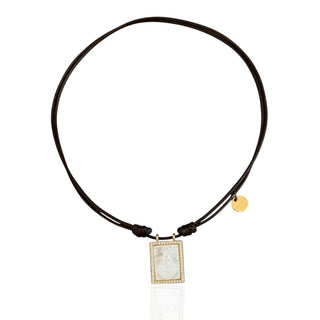 Virgin Del Valle Mother of Pearl Necklace - Georgina Nicol