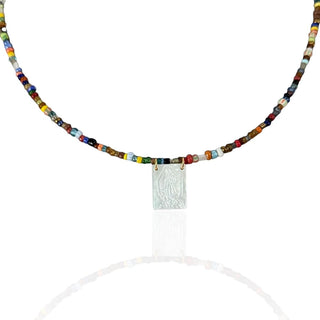 Virgin of Guadalupe Mother of Pearl Necklace - Georgina Nicol