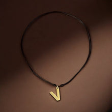 Load image into Gallery viewer, Voice of the Soul – Initial V Necklace - Georgina Nicol
