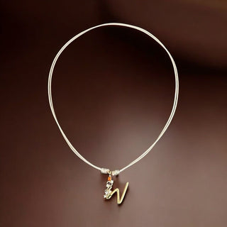 Wisdom Within – Initial W Necklace - Georgina Nicol