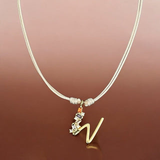 Wisdom Within – Initial W Necklace - Georgina Nicol