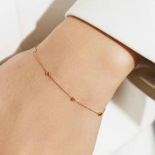 Load image into Gallery viewer, 14k Solid Gold White Topaz &amp; Sapphire Gemstone Bracelet - Georgina Nicol
