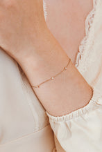 Load image into Gallery viewer, 14k Solid Gold Diamond Bracelet For Women
