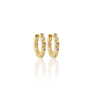 Cz Hoop Earrings - Georgina Nicol