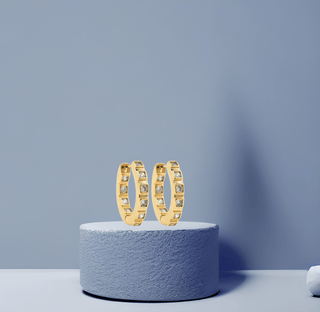 Cz Hoop Earrings - Georgina Nicol