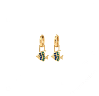 Fish Hoop Earrings - Georgina Nicol