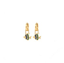 Load image into Gallery viewer, Fish Hoop Earrings - Georgina Nicol
