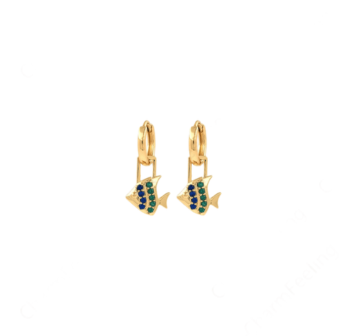 Fish Hoop Earrings - Georgina Nicol