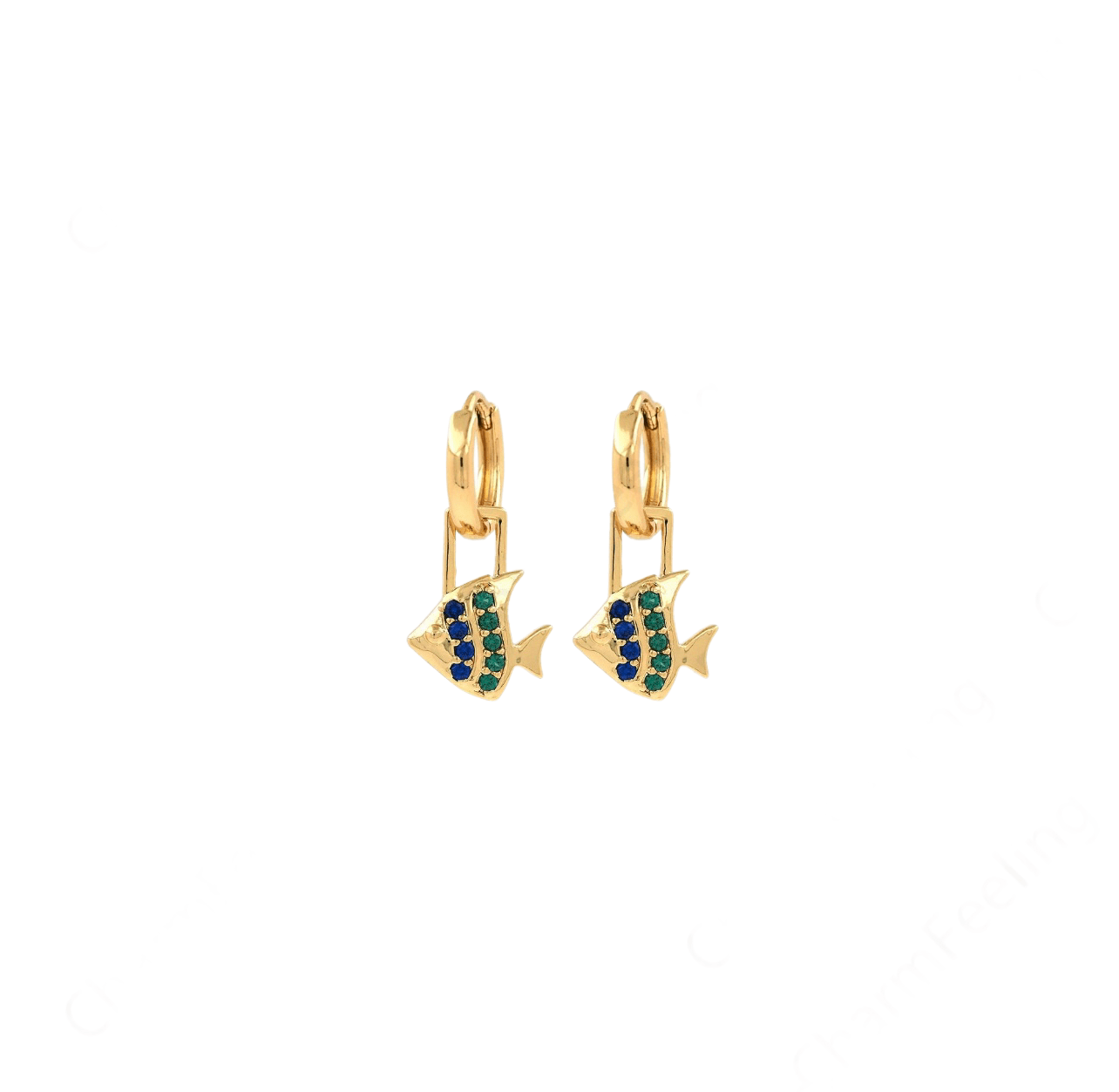 Fish Hoop Earrings - Georgina Nicol