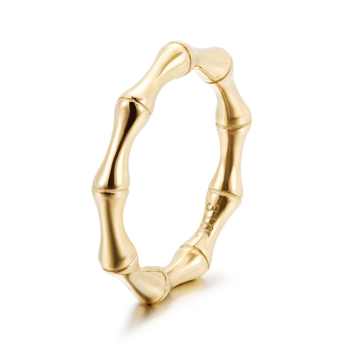 Gold Bamboo Ring - Georgina Nicol