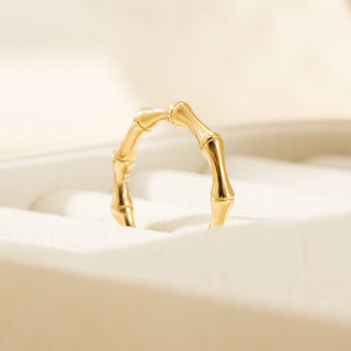 Gold Bamboo Ring - Georgina Nicol