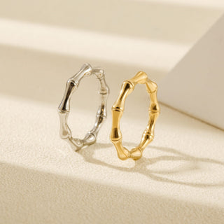 Gold Bamboo Ring - Georgina Nicol