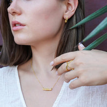 Load image into Gallery viewer, Gold Crossover Ring - Georgina Nicol
