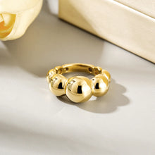 Load image into Gallery viewer, Gold Bubble Ring
