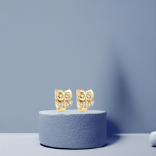 Load image into Gallery viewer, Owl Hoop Earrings - Georgina Nicol

