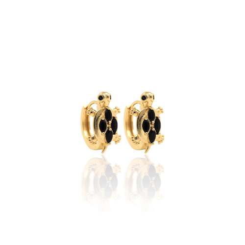 Turtle Hoop Earrings - Georgina Nicol