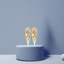 Load image into Gallery viewer, White Spike Hoop Earrings - Georgina Nicol
